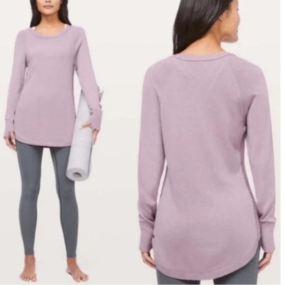 lululemon athletica Sweaters - Lululemon Hallo Aloe Pullover Size 10